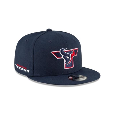 Sapca New Era Houston Texans NFL Logo Mix 9FIFTY Snapback - Albastri